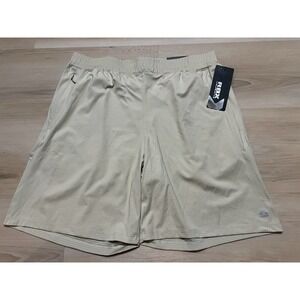 NWT RBX‎ Men Running Shorts Tan Size Large Breathable Lightweight